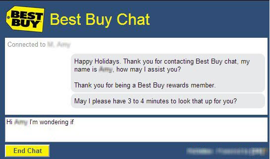 Online Chat With Best Buy