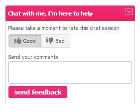 Offerchat Live Chat Post Chat Survey